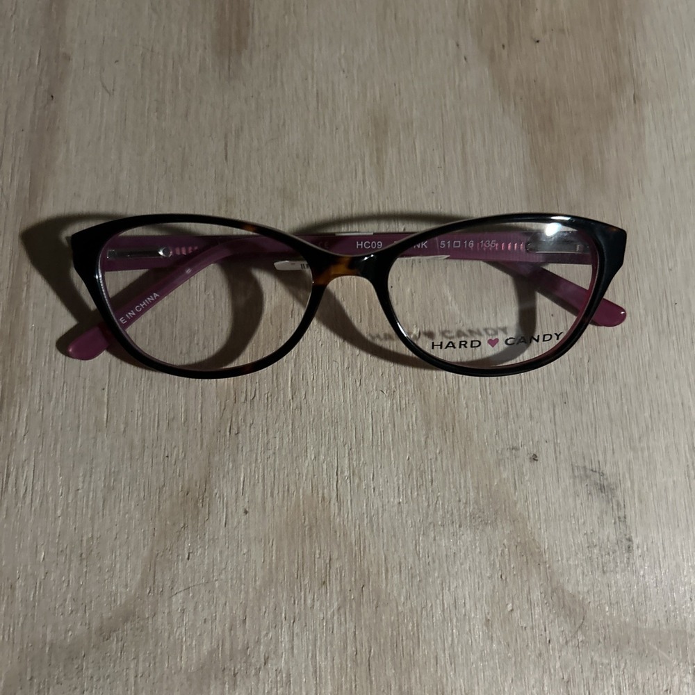 Hard Candy Womens Glasses, HC09 Tortoise Pink 51-16-135